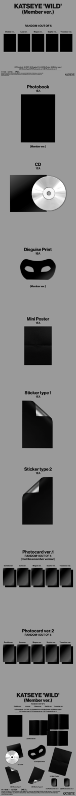 KATSEYE - WILD (MEMBER VER.) 1