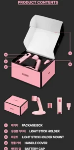 BLACKPINK - OFFICIAL LIGHT STICK (SPECIAL EDITION) CUSTOM KIT (Light Stick NO incluido) - Imagen 3