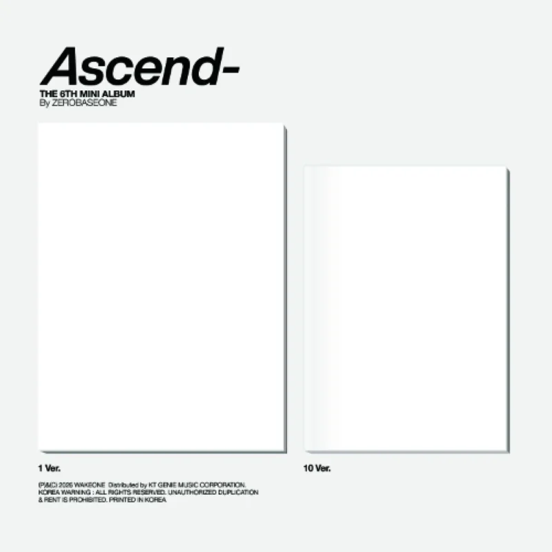 ZEROBASEONE - ASCEND- (PHOTOBOOK VER.)