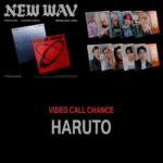 HARUTO VIDEO CALL EVENT TREASURE 4TH MINI ALBUM [NEW WAV]
