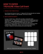 (HARUTO VIDEO CALL) TREASURE - 4TH MINI ALBUM [NEW WAV] (Copy) - Imagen 3