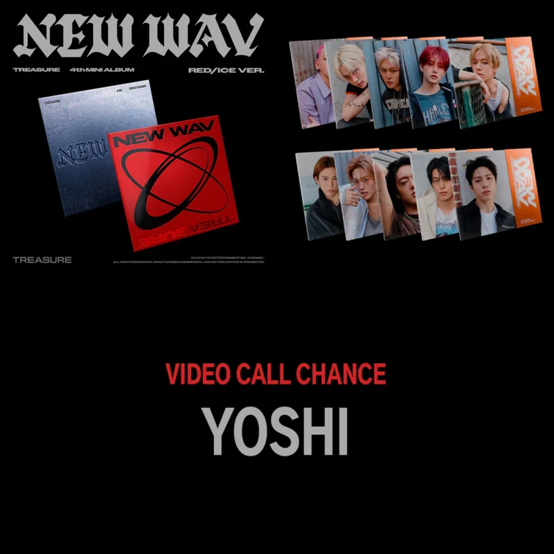 YOSHI VIDEO CALL EVENT TREASURE 4TH MINI ALBUM [NEW WAV]