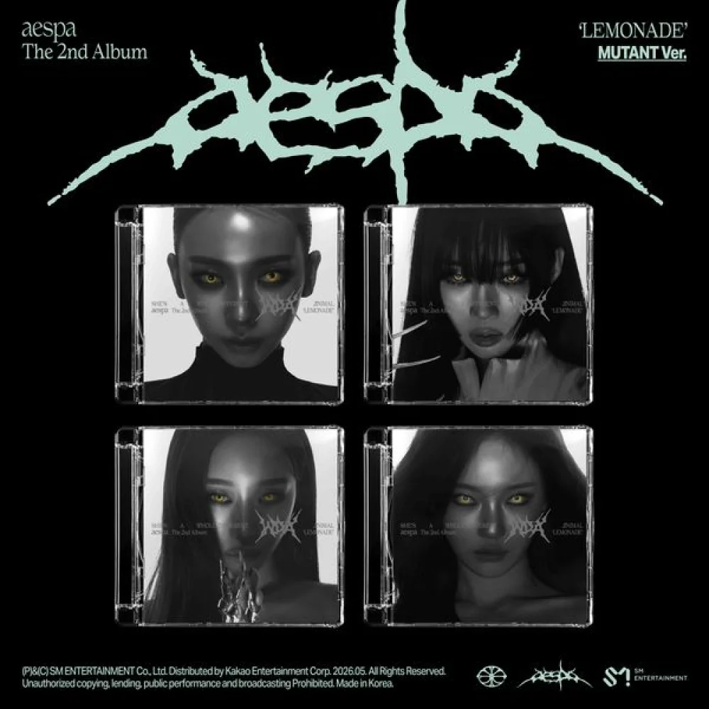 AESPA - LEMONADE (MUTANT VER.) + POB SW LUCKY DRAW AESPA - LEMONADE (MUTANT VER.) + POB SW LUCKY DRAW