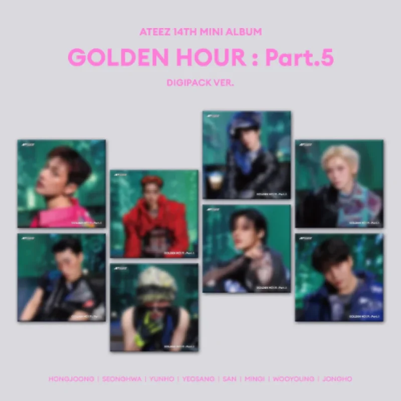 ATEEZ - GOLDEN HOUR : PART.5 (DIGIPACK VER.) + POB APPLE MUSIC