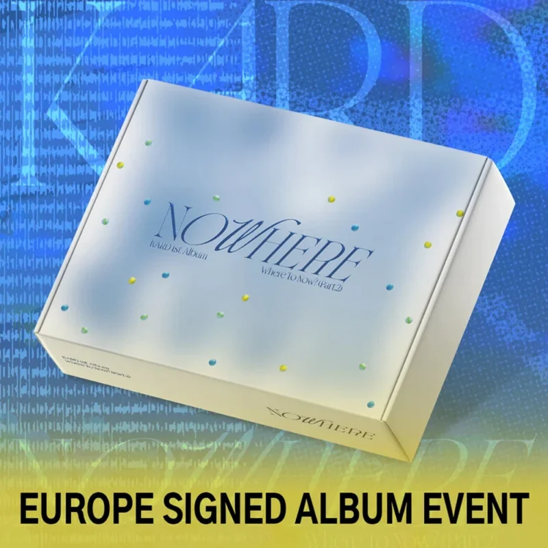 KARD - WHERE TO NOW? (PART.2) : NOWHERE LUCKY DRAW SIGNED FIRMADO