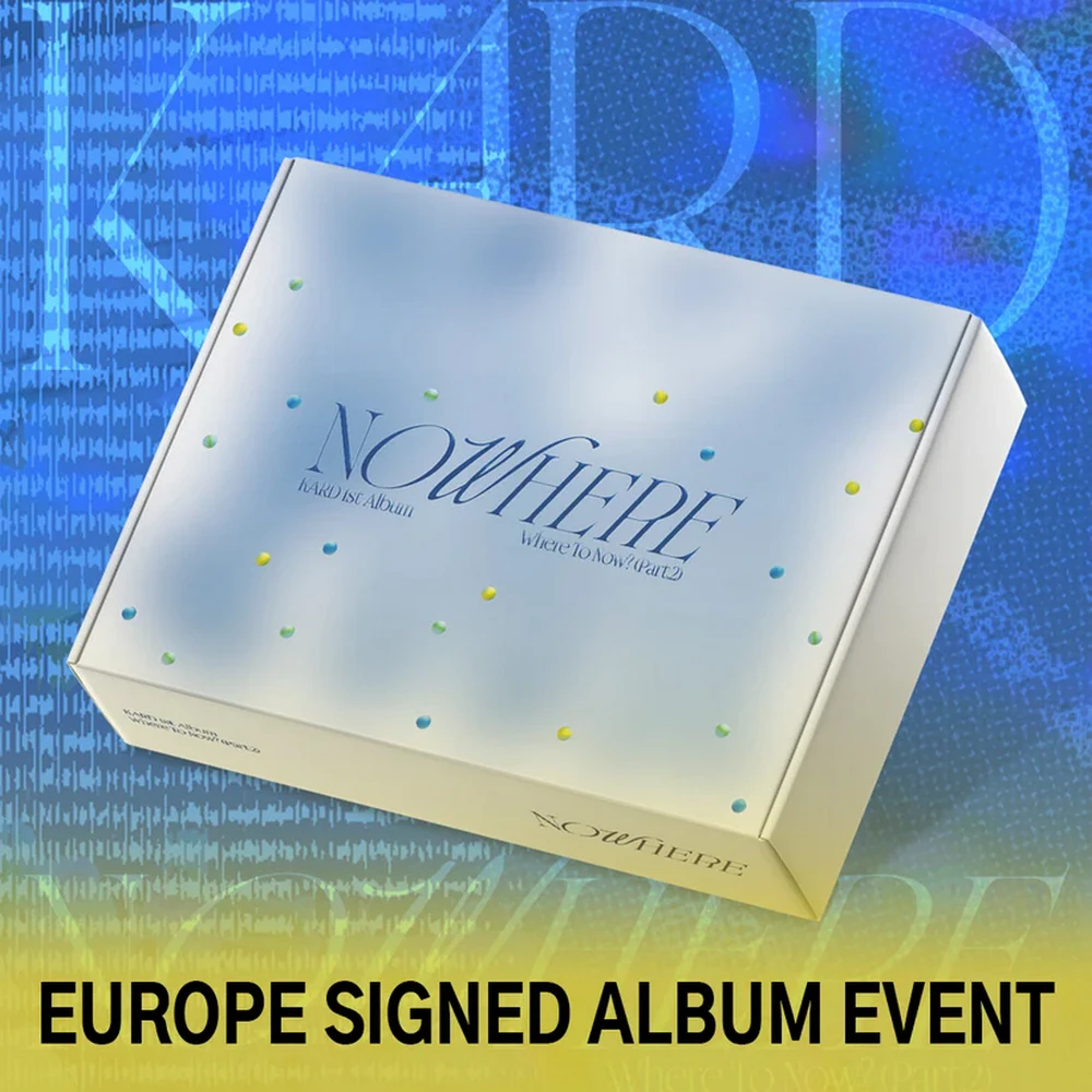 KARD - WHERE TO NOW? (PART.2) : NOWHERE LUCKY DRAW SIGNED FIRMADO KARD - WHERE TO NOW? (PART.2) : NOWHERE LUCKY DRAW SIGNED FIRMADO