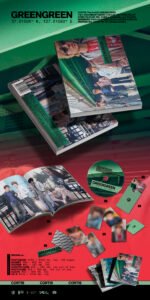 CORTIS - GREENGREEN (STANDARD VER.) + LUCKY DRAW HELLOLIVE 1