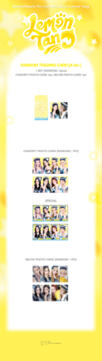 HEARTS2HEARTS - LEMON TANG POP-UP OFFICIAL MD RANDOM TRADING CARD (A VER.) 1