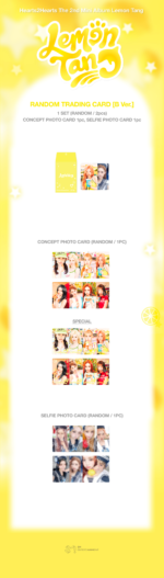 HEARTS2HEARTS - LEMON TANG POP-UP OFFICIAL MD RANDOM TRADING CARD (B VER.) 1