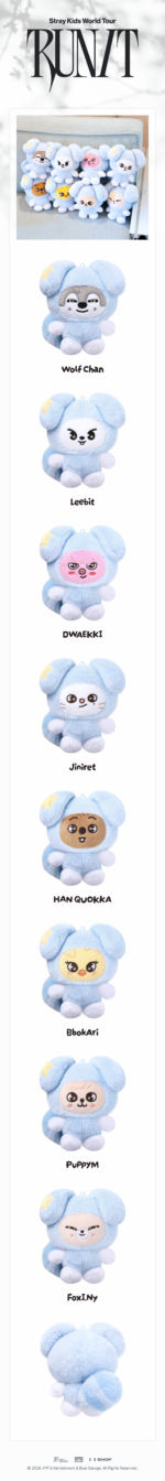 STRAY KIDS - RUN IT MD SKZOO PLUSH IN TASY 1