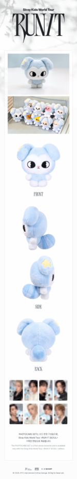 STRAY KIDS - RUN IT MD TASY PLUSH ORIGINAL VER. 1