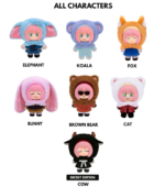 SPY×FAMILY - ANIMAL PARTY PLUSH KEYCHAIN BLIND BOX - Imagen 2