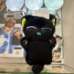 LUO XIAOHEI BEAN BAG SQUEEZE PLUSH KEYCHAIN NEGRO