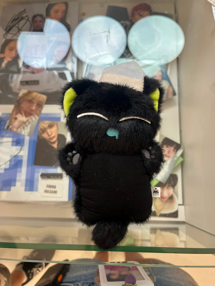 Image00001 LUO XIAOHEI BEAN BAG SQUEEZE PLUSH KEYCHAIN NEGRO - Imagen 1