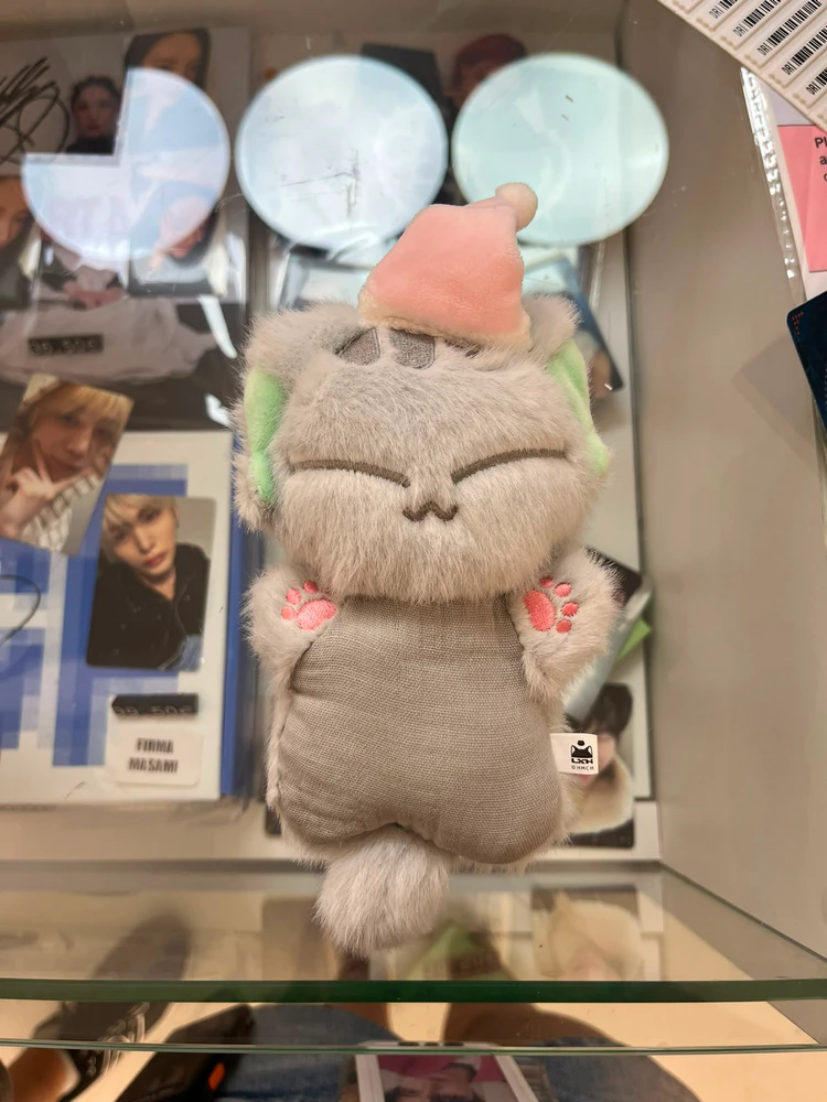 Image00002 LUO XIAOHEI BEAN BAG SQUEEZE PLUSH KEYCHAIN GRIS - Imagen 1