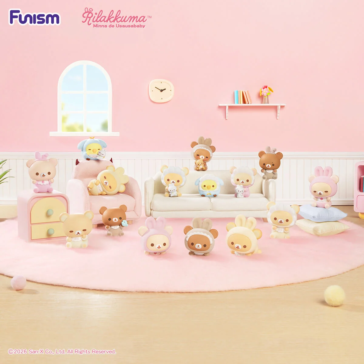 RILAKKUMA NUONUO BABY SERIES - BEAR FACE BLIND BOX - Imagen 6