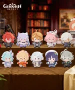 GENSHIN IMPACT BRILLIANT NIGHT BANQUET SERIES CHIBI PLUSH KEYCHAIN BLIND BOX