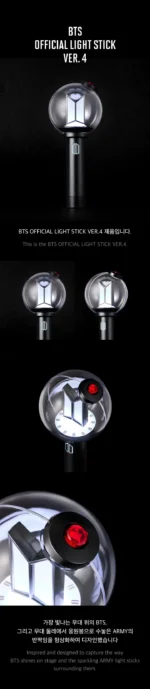 BTS OFFICIAL LIGHT STICK VER.4 THE NEW ARMY BOMB