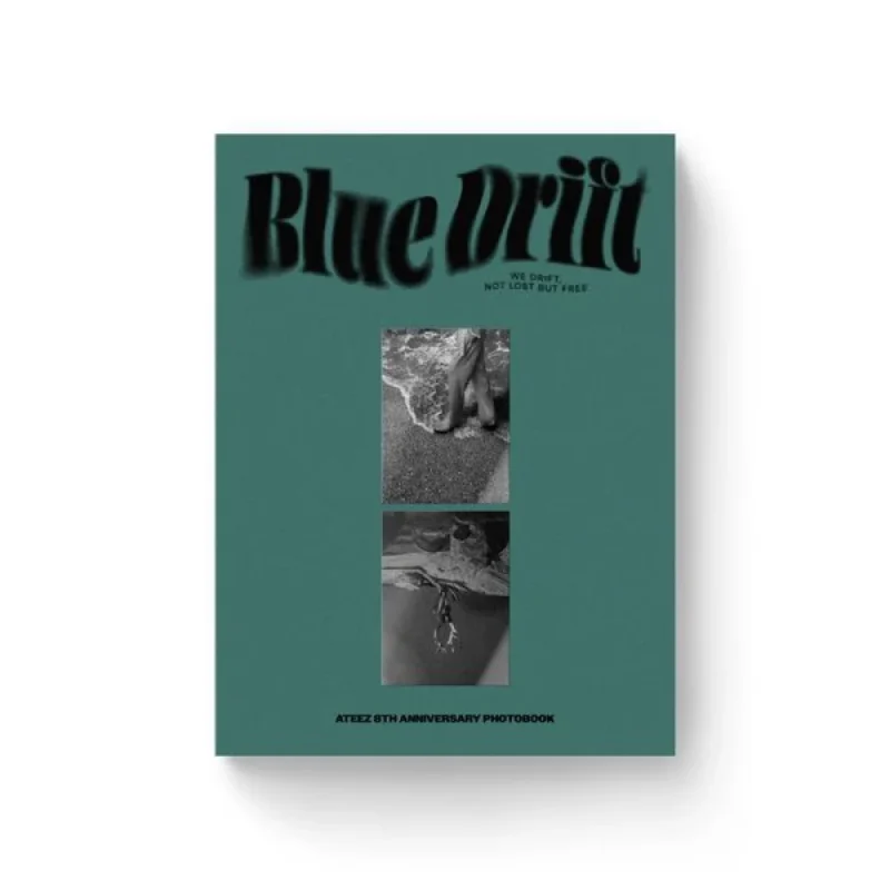ATEEZ - 8TH ANNIVERSARY PHOTOBOOK BLUE DRIFT + RANDOM PHOTOCARD