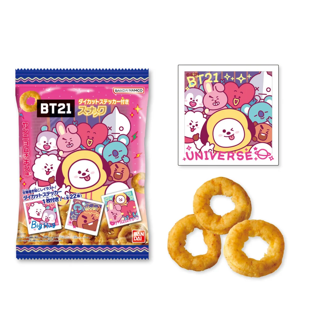 BTS BT21 CON PEGATINA TROQUELADA BTS BT21 CON PEGATINA TROQUELADA