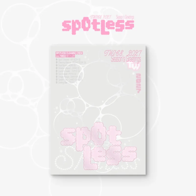 TWICE - 2027 SEASON'S GREETINGS (SPOTLESS) + PHOTOCARD SET SW